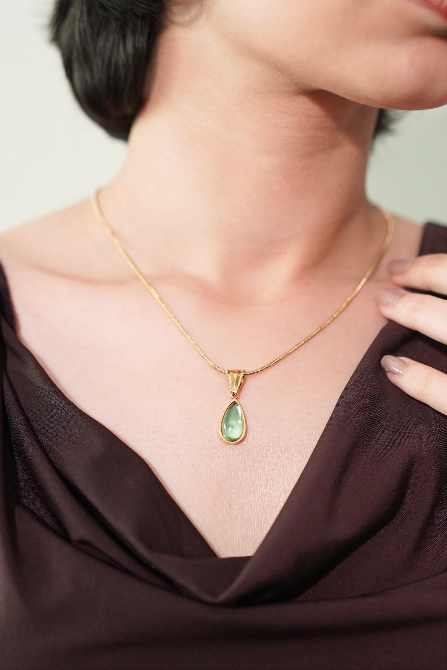 Viridia - green glass crystal