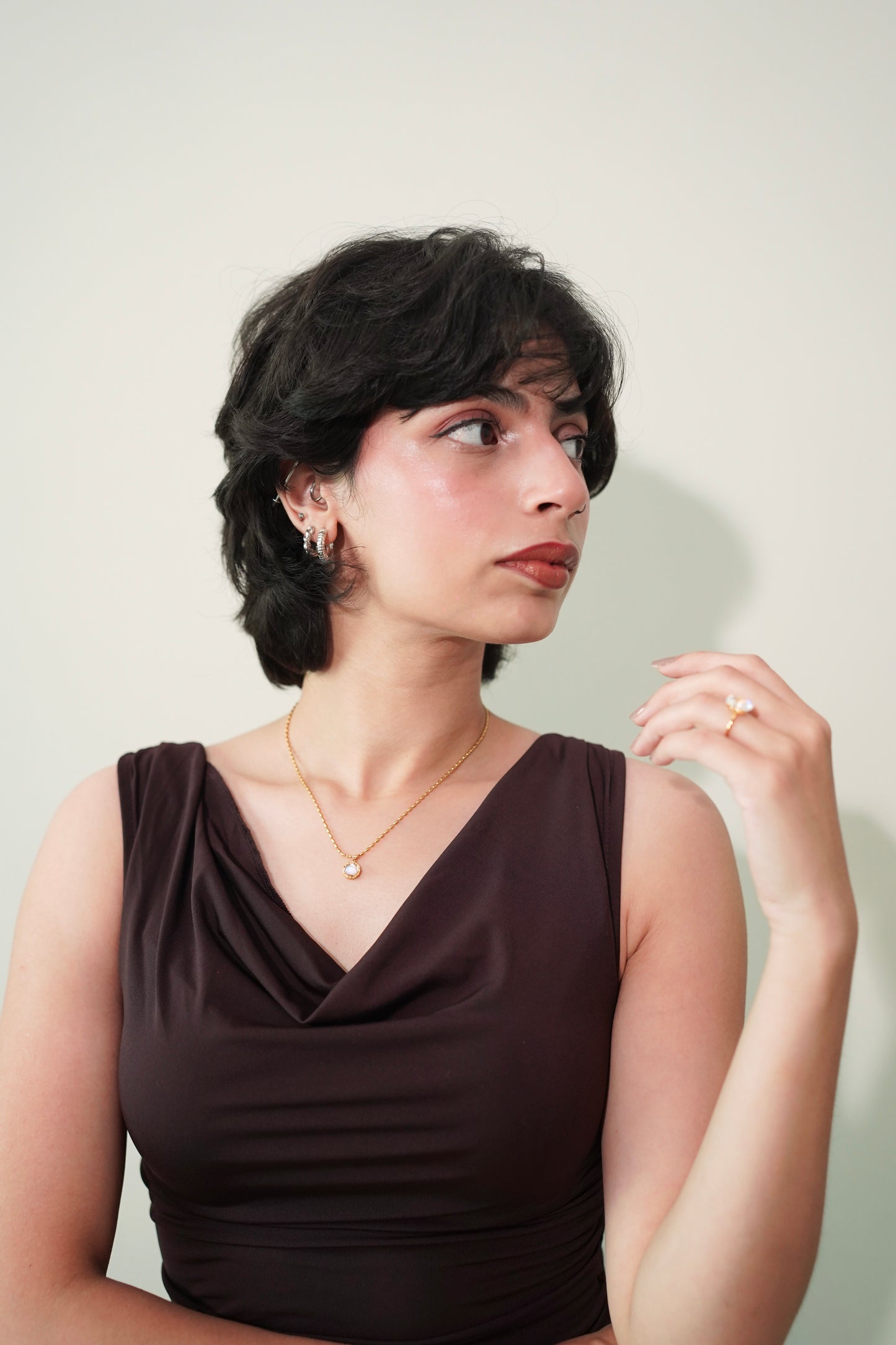 Luna Drop - moonstone