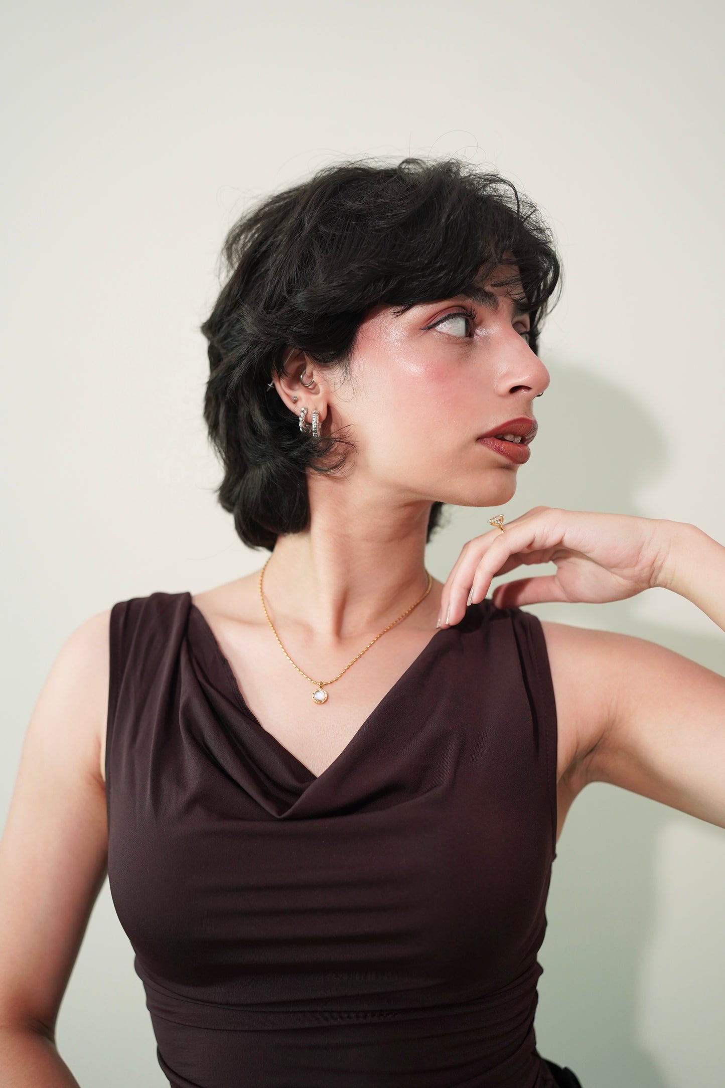 Luna Drop - moonstone