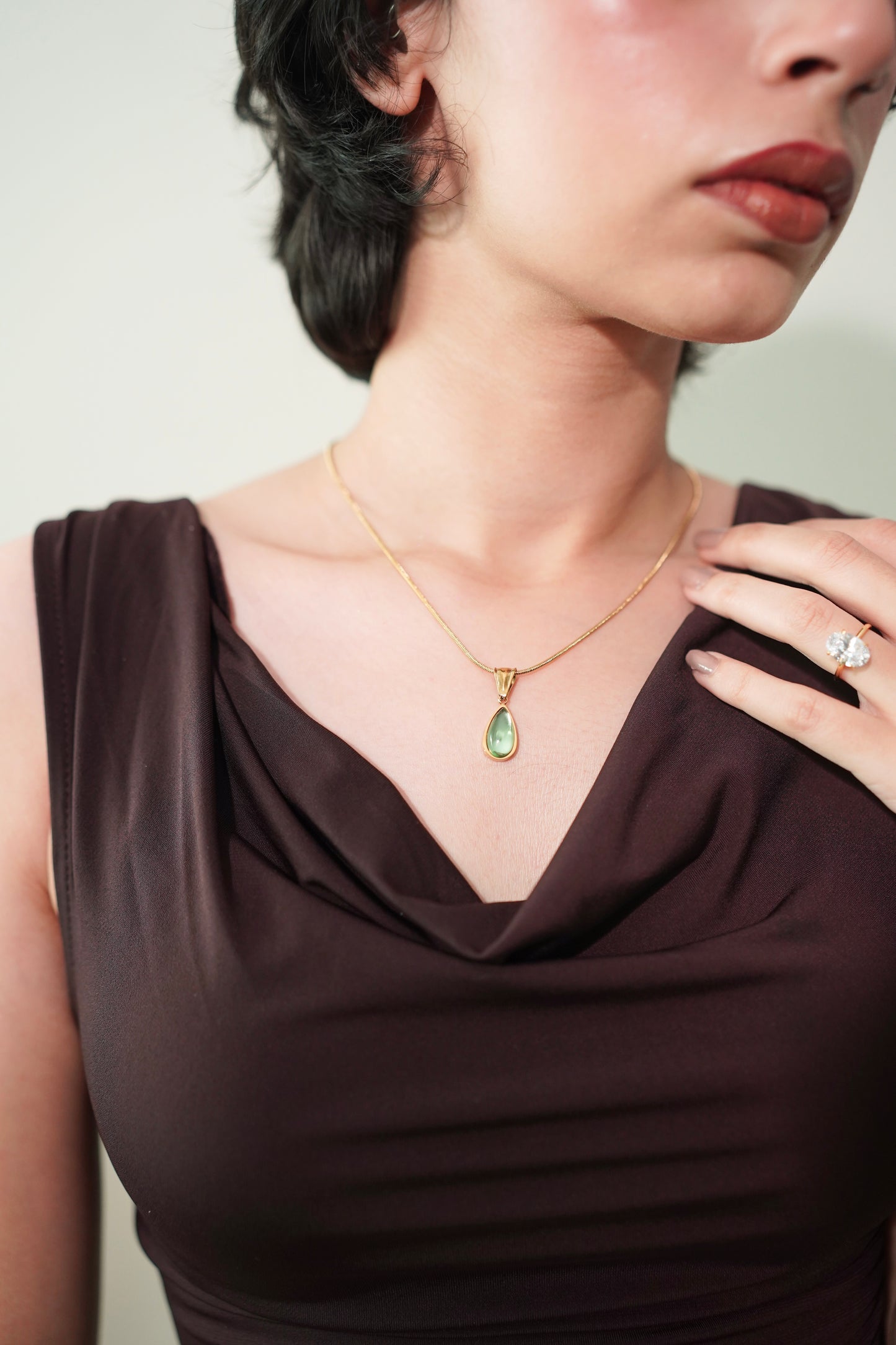 Viridia - green glass crystal