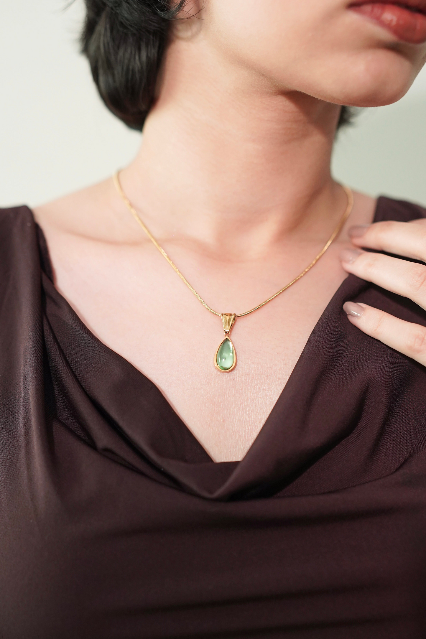 Viridia - green glass crystal