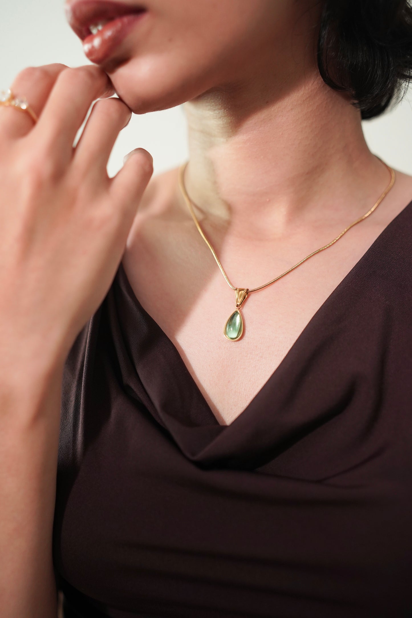 Viridia - green glass crystal